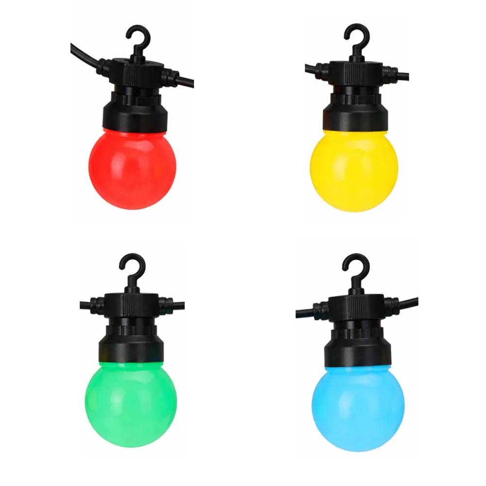 Autre - Guirlande lumineuse 20 boules couleur - 14,5 m - Image 4