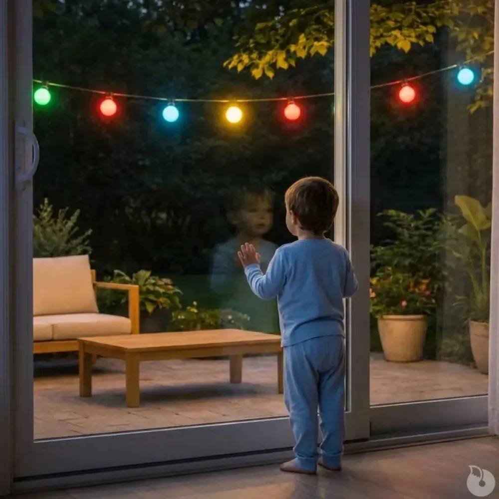 Autre - Guirlande lumineuse 20 boules couleur - 14,5 m - Image 6
