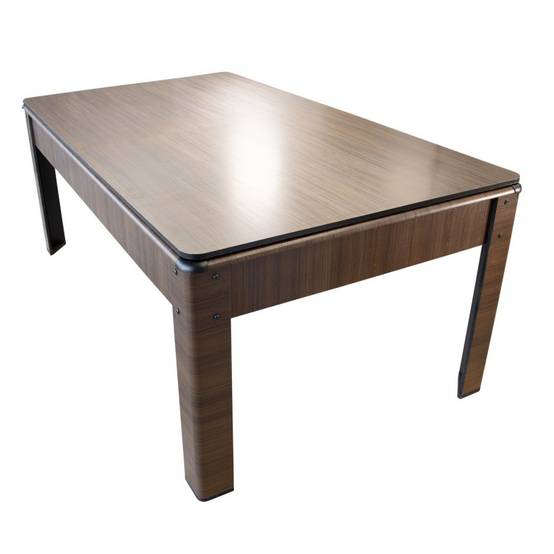 Billard Américain AMBIANCE 7Ft - 226,5 x 126,5 x 80 cm avec accessoires et plateau dînatoire - Couleur Chêne PLAY4FUN - Image 3