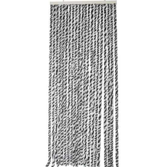 Rideau chenille Noir Gris Blanc WERKA PRO - Image 1
