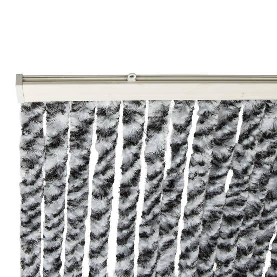 Rideau chenille Noir Gris Blanc WERKA PRO - Image 5