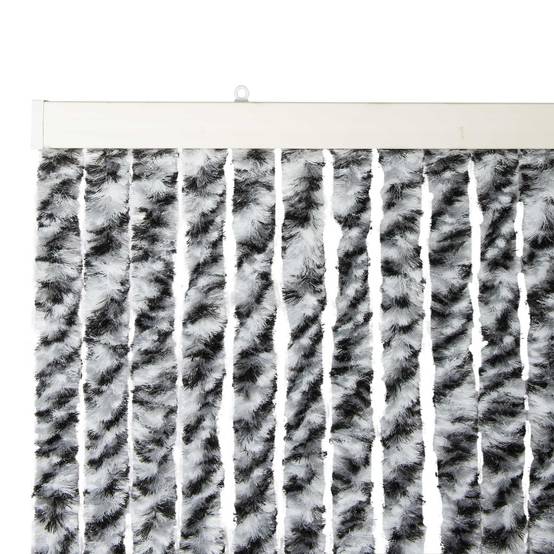 Rideau chenille Noir Gris Blanc WERKA PRO - Image 3
