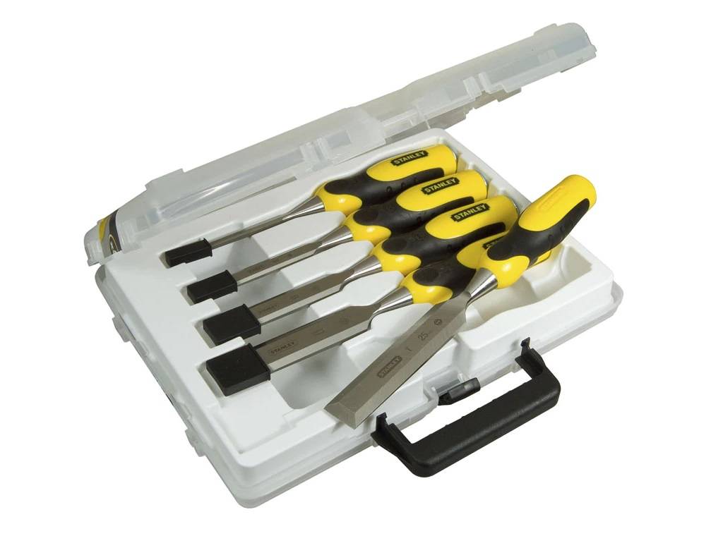 stanley - Coffret de 5 ciseaux à bois manche bi-matière - STANLEY - 2-16-888 - Image 1