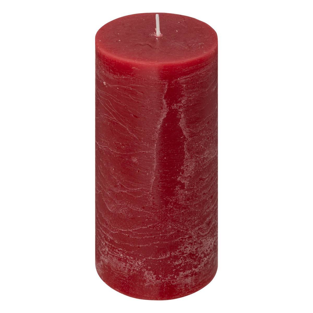 Atmosphera - Bougie rustique rouge 445g - Atmosphera Créateur d'intérieur