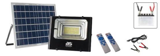 Projecteur solaire 25W SCHWABE avec télécommande - 46981 - Image 1