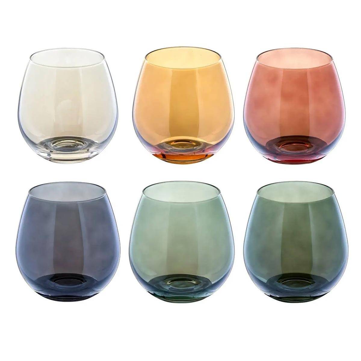 Lot de 6 Gobelets Bas "Lucia" 45cl Multicolore - Image 1