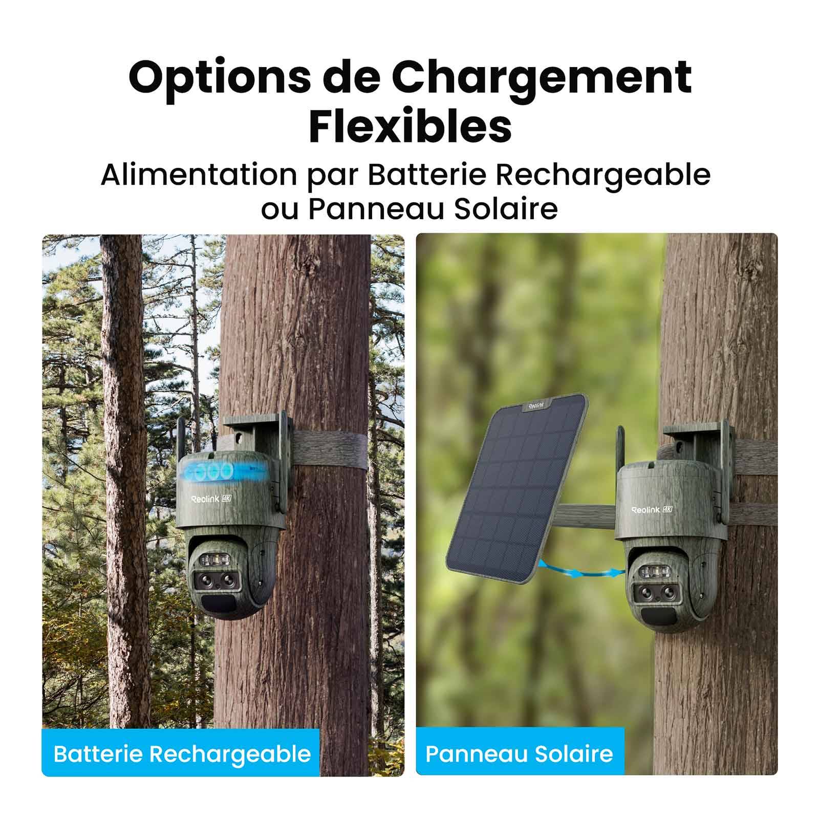 Reolink Go G770 - Caméra 4G Sans Fil à double objectifs avec suivi auto et zoom - avec panneau solaire autonome - Image 3