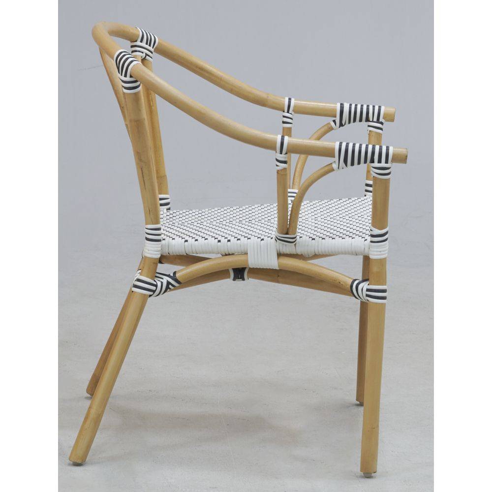 Aubry Gaspard - Fauteuil en rotin naturel et polyrésine Ona - Image 4