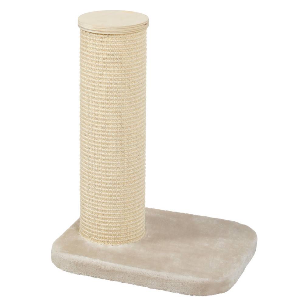 animallparadise - arbre à chat CITY CAT n°1, taille hauteur 62 cm, poteau ø 17 cm, couleur beige. - Image 2