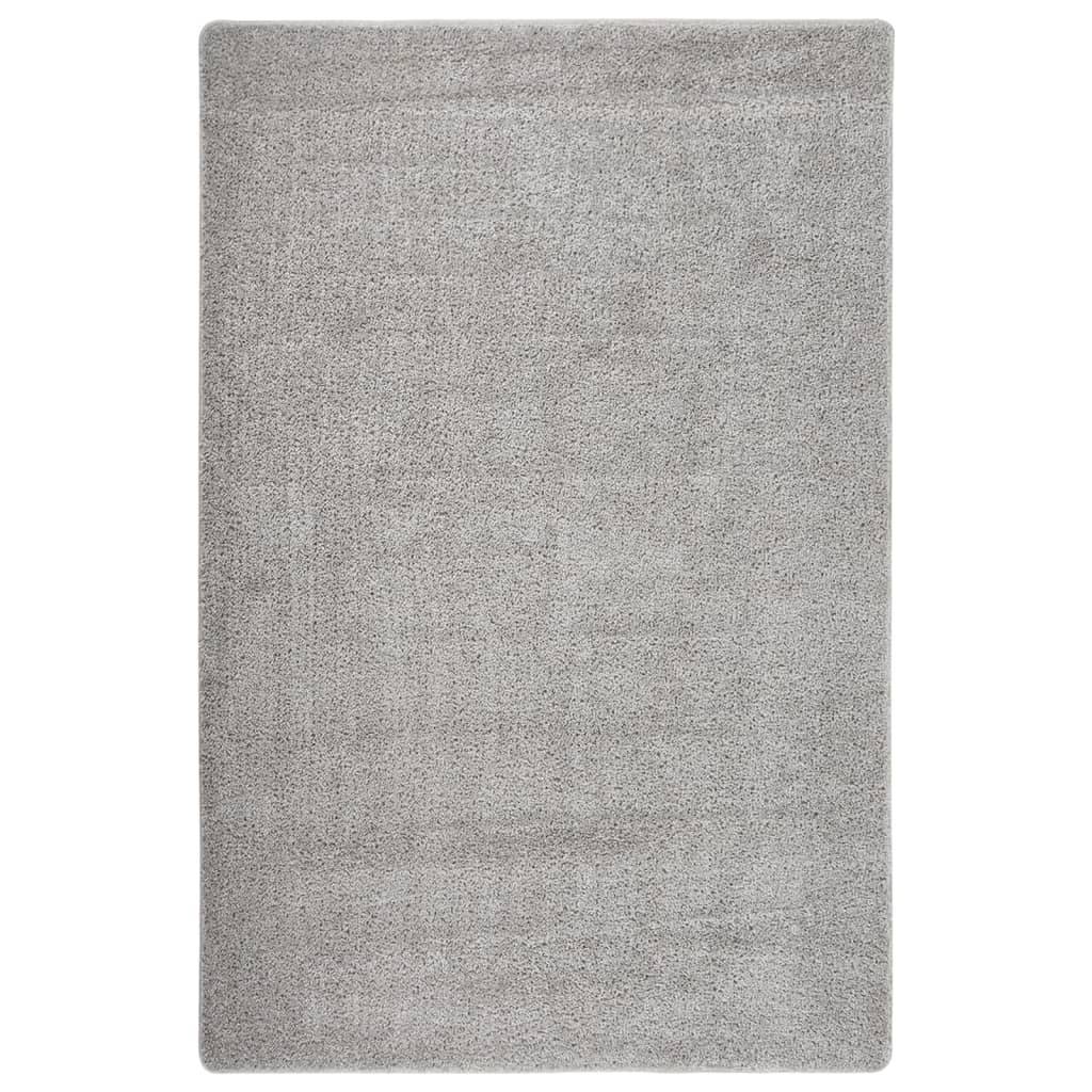 Très Grand TapisMoelleux en Polypropylène Antidérapant pour Grand Salon Gris Clair 200x290 cm – ComfortXL Outdoor Living - Image 1