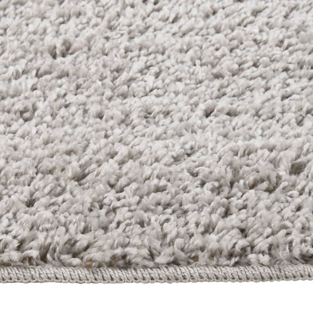 Très Grand TapisMoelleux en Polypropylène Antidérapant pour Grand Salon Gris Clair 200x290 cm – ComfortXL Outdoor Living - Image 2