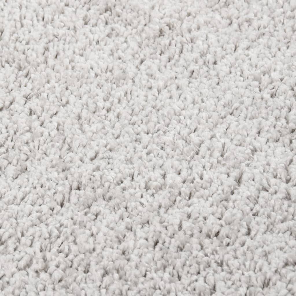 Très Grand TapisMoelleux en Polypropylène Antidérapant pour Grand Salon Gris Clair 200x290 cm – ComfortXL Outdoor Living - Image 4