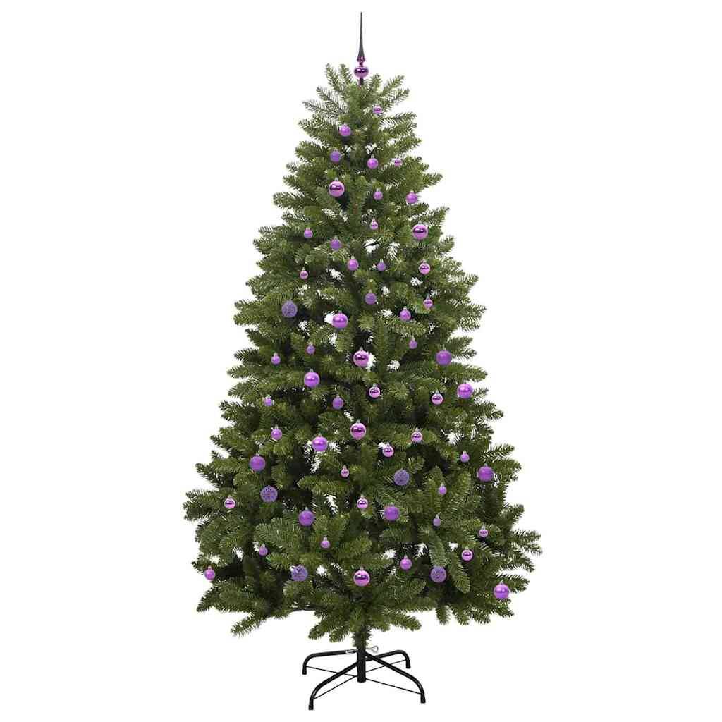 Vidaxl - Sapin de Noël artificiel avec 300 LED Vert 240 cm PVC et métal vidaXL 3395709 - Image 5
