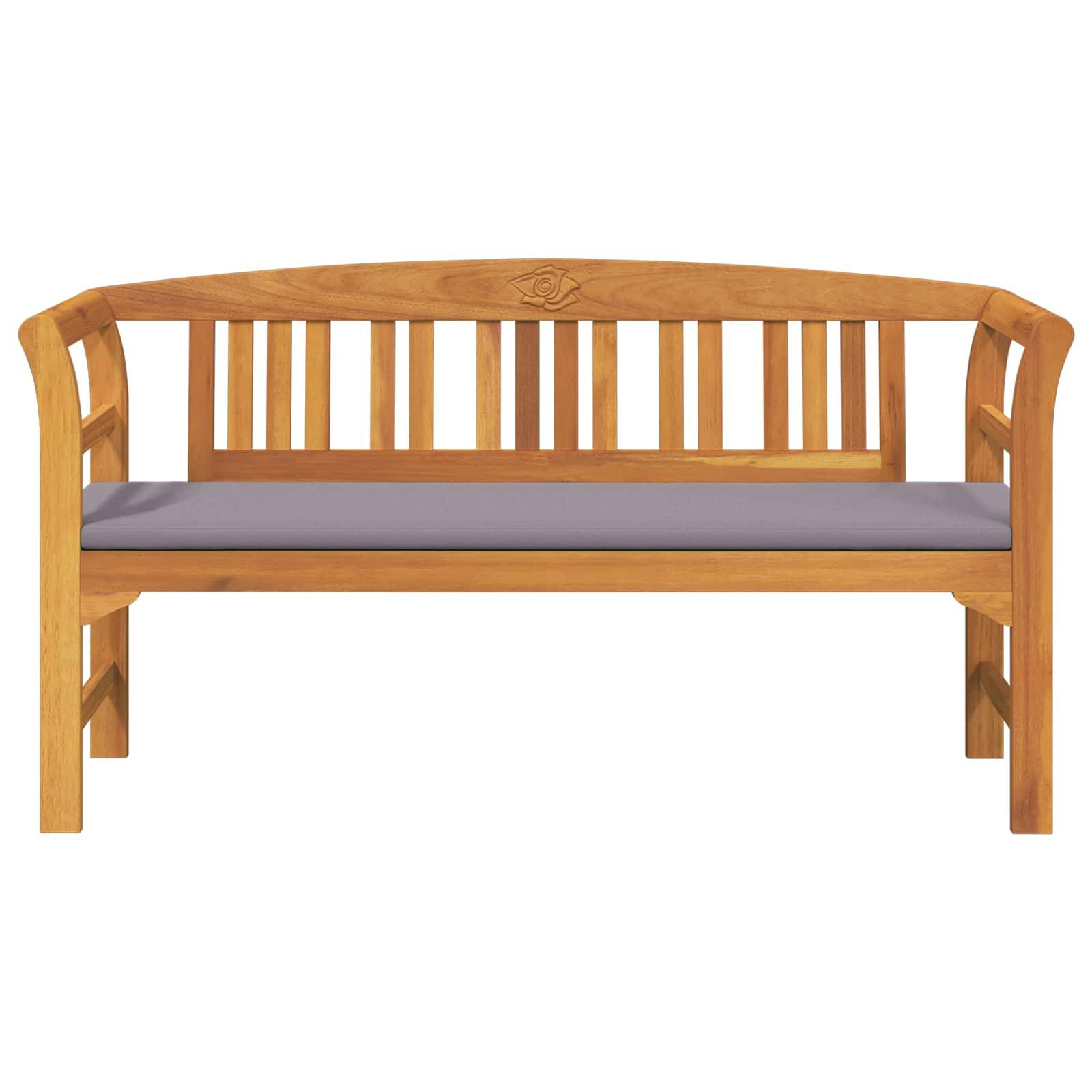 PANGIVO - Banc de jardin bois d'acacia naturels 157 x 46 x 82.5 cm, Poids:17.8kg - PANGIVO - Image 4