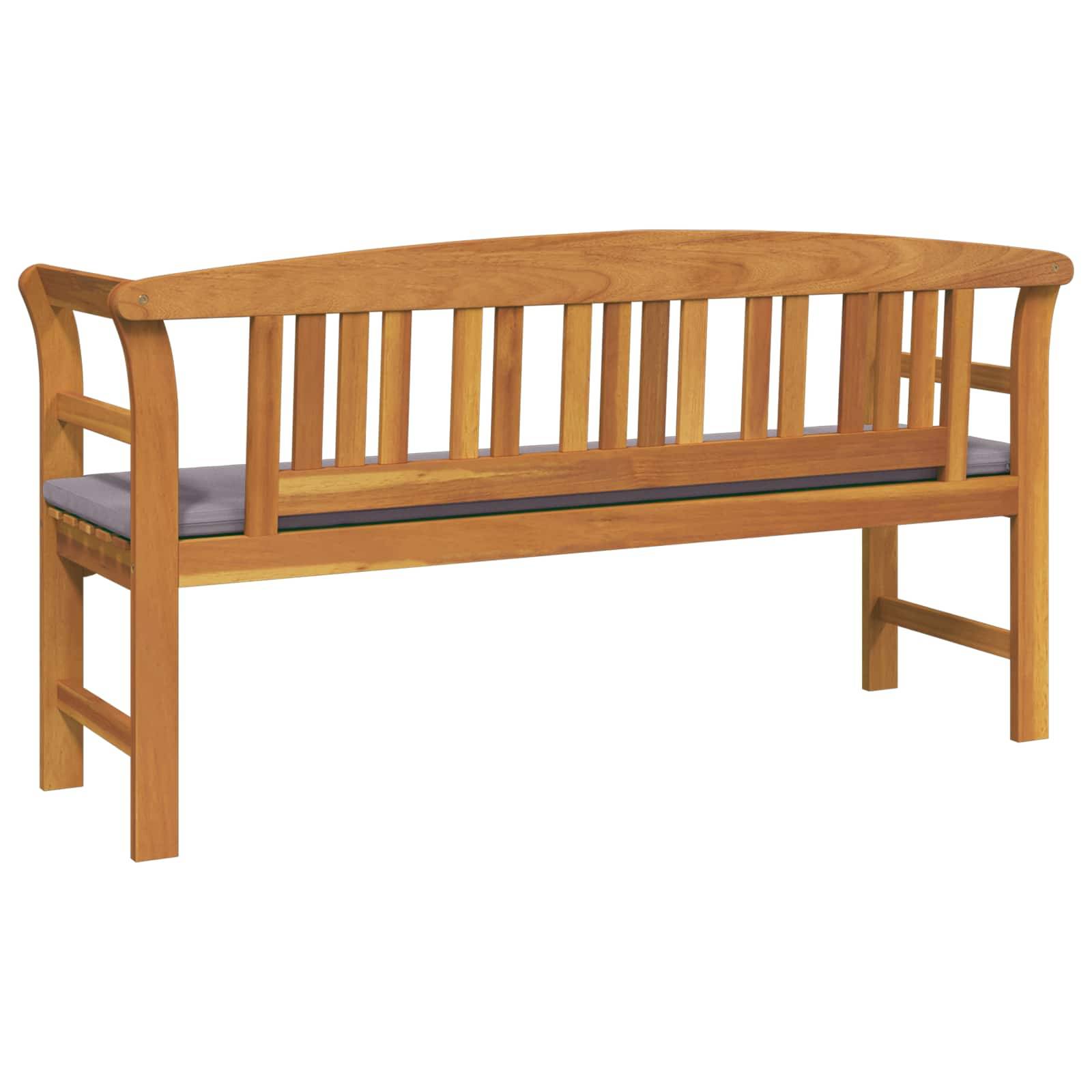 PANGIVO - Banc de jardin bois d'acacia naturels 157 x 46 x 82.5 cm, Poids:17.8kg - PANGIVO - Image 6