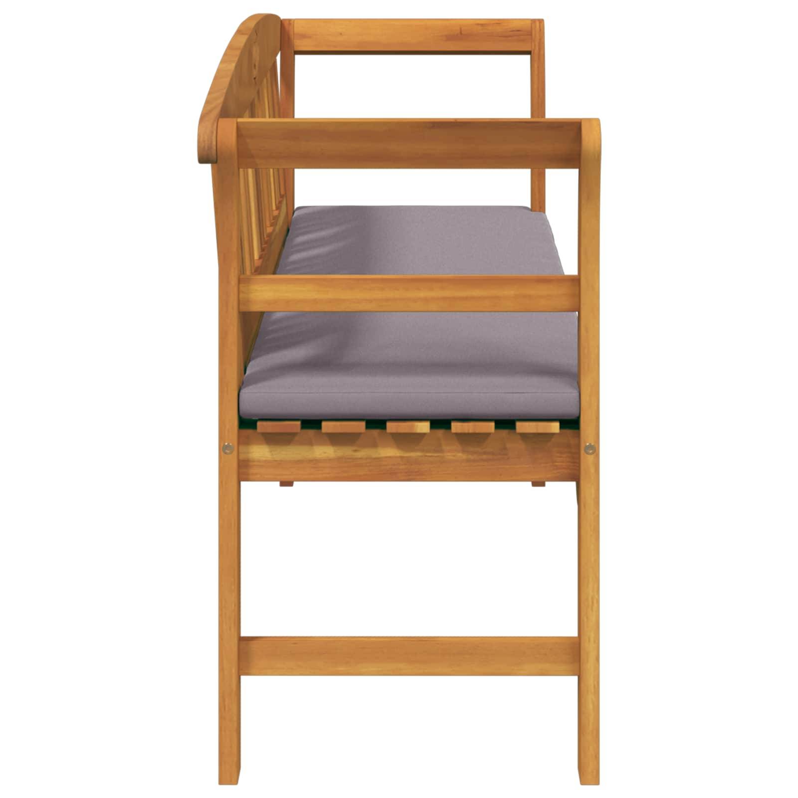 PANGIVO - Banc de jardin bois d'acacia naturels 157 x 46 x 82.5 cm, Poids:17.8kg - PANGIVO - Image 5