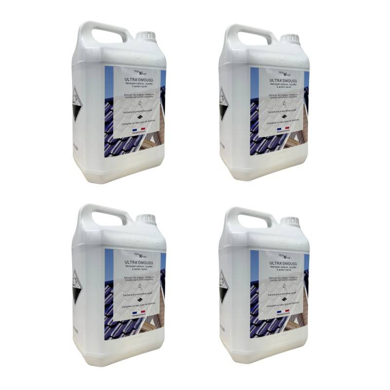 Antimousse concentré toiture, façade, terrasse ULTRA'DMOUSS - 20 L