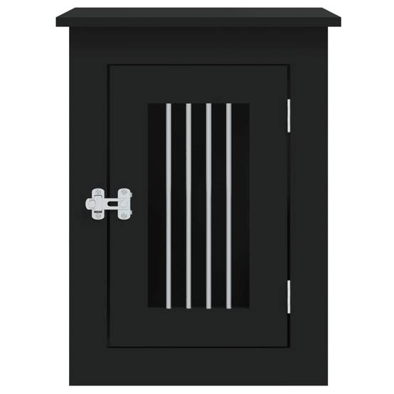 Niche plastique bois et acier noir 45 x 62 x 59 cm - Prolenta premium p351.1 - Image 7