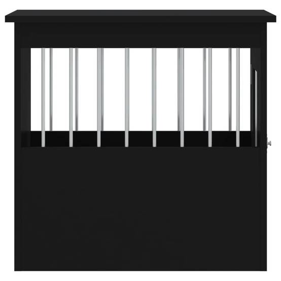 Niche plastique bois et acier noir 45 x 62 x 59 cm - Prolenta premium p351.1 - Image 8