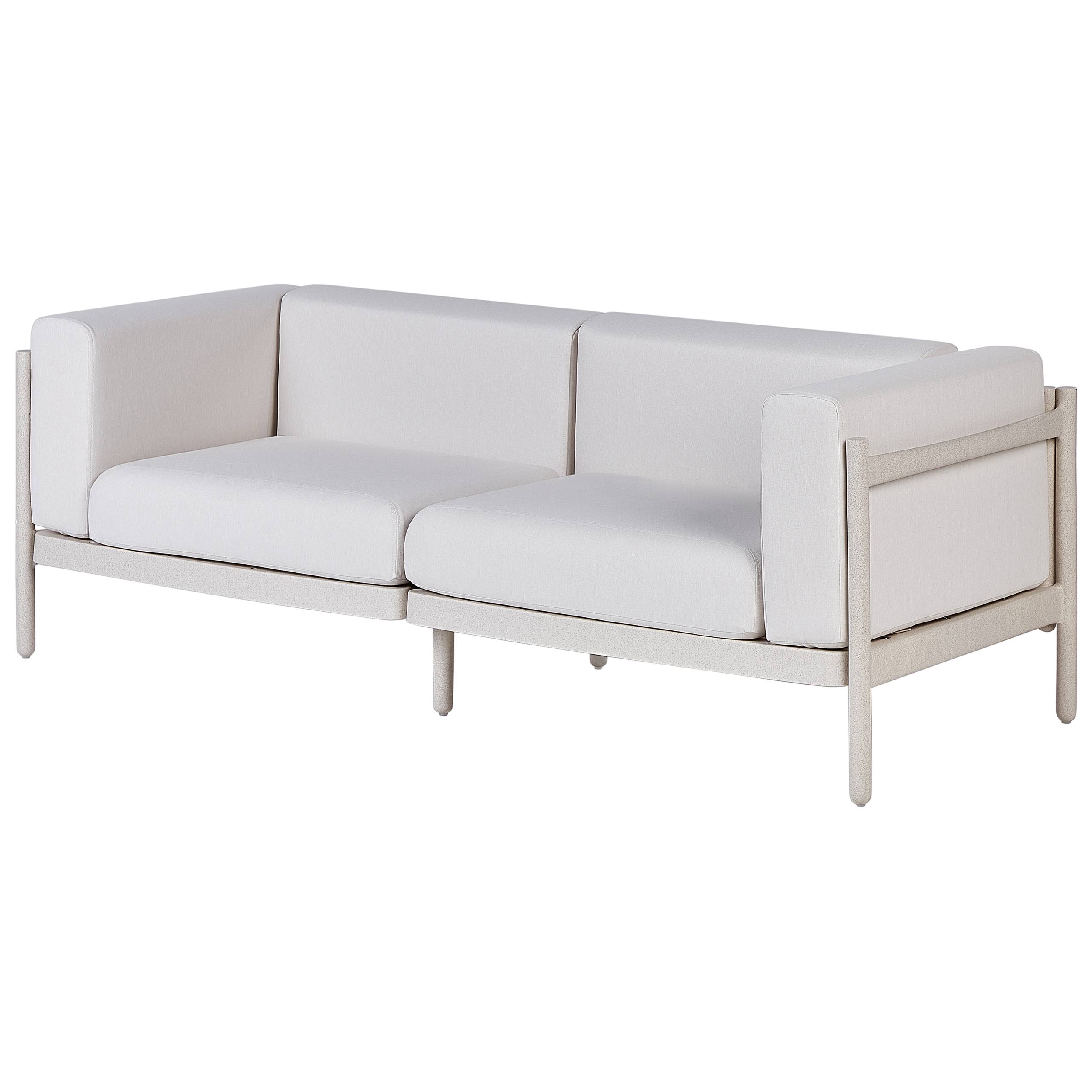 Beliani - Set de jardin, 4 Personnes Matière synthétique Beige clair FERRETTI - Beliani - Image 5