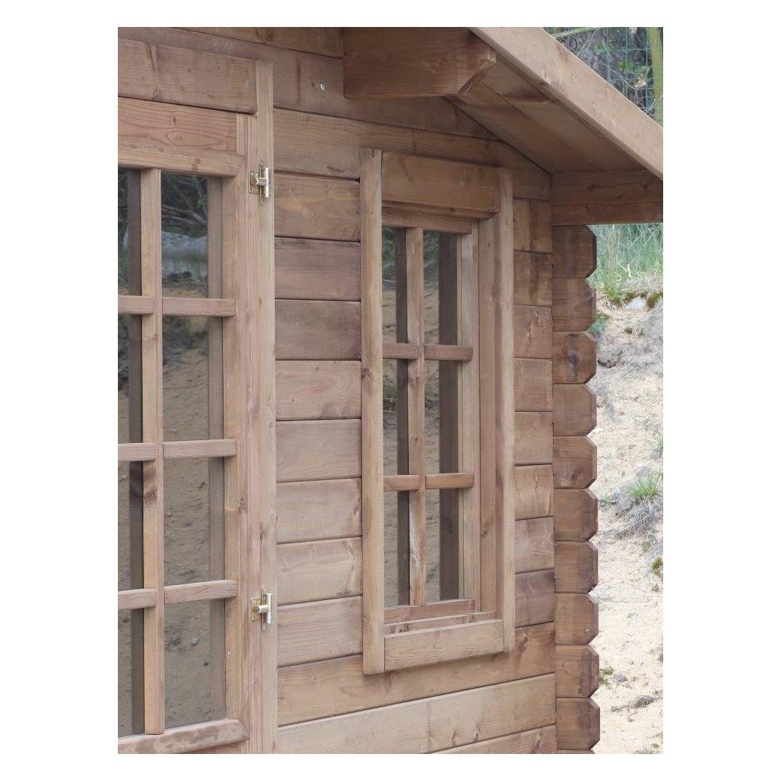 Altanka - Abri de jardin bois marron 20 m² ep. 28 mm - Altanka - Image 6