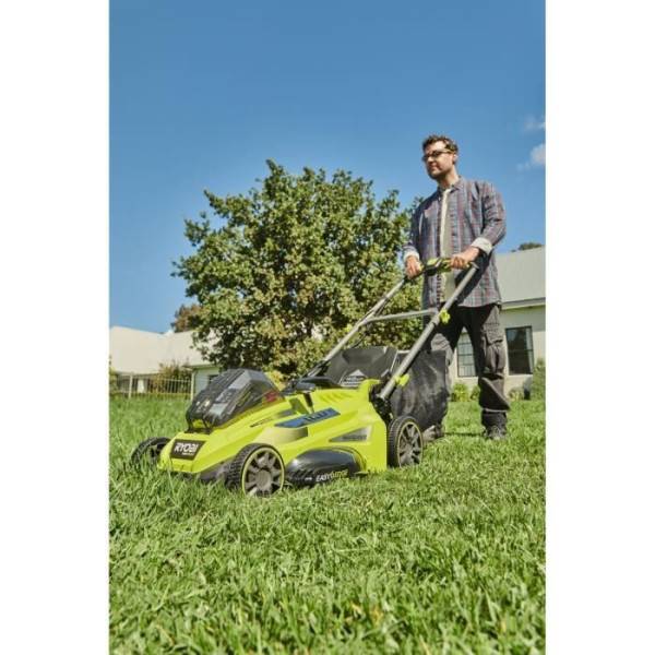 Ryobi - Tondeuse a Gazon RYOBI - 36V MAXPOWER Power Assist™ Brushless - Ø coupe 46 cm - ramassage/mulching + batterie 5 Ah & charg. - RLM36X4 - Image 4