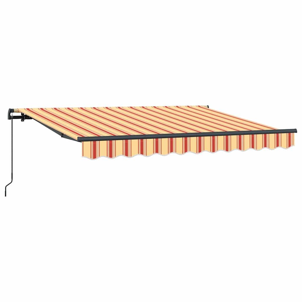 Store banne | Auvent Rétractable Jaune 350 x 200 cm tissu Maison Chic - Image 1