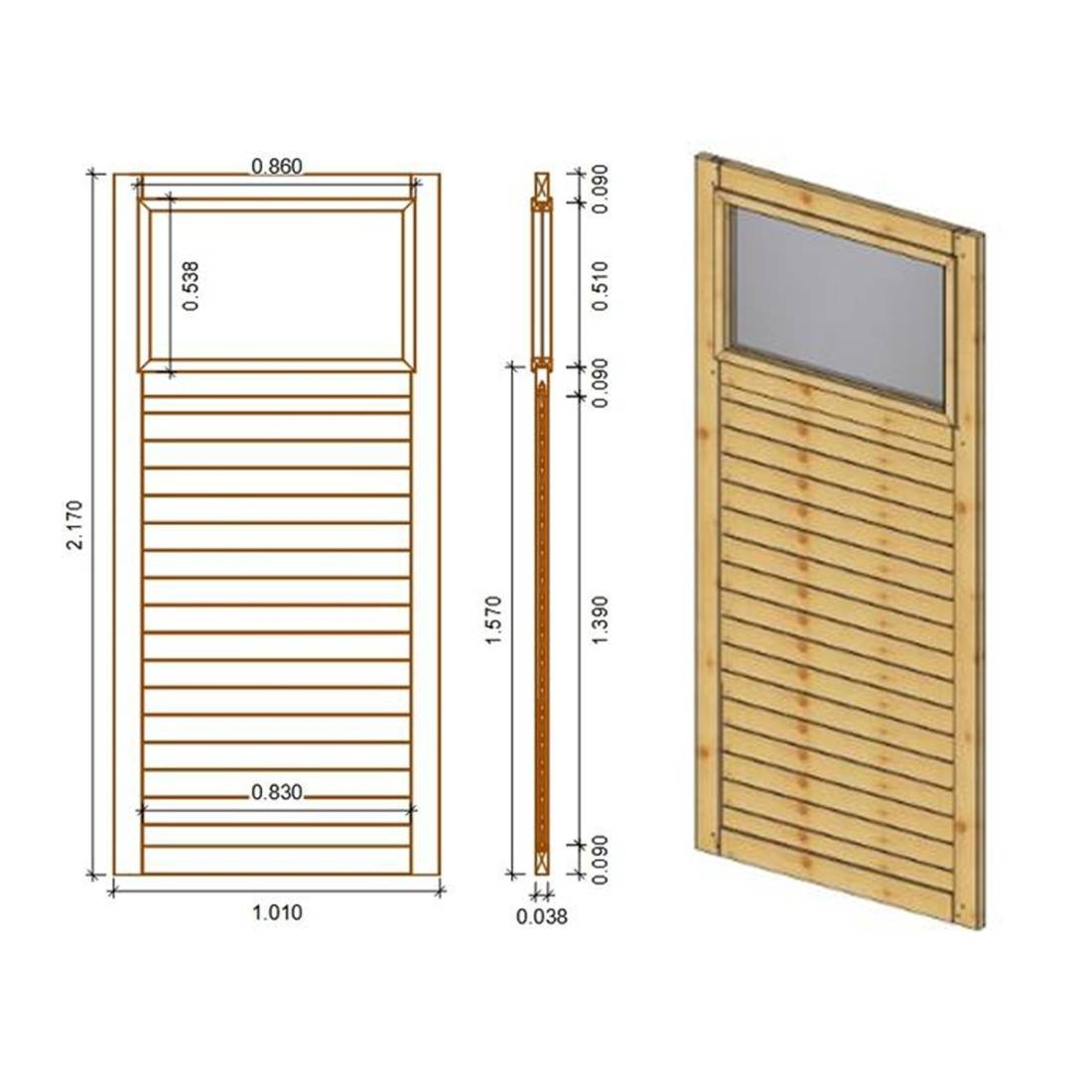 Altanka - Pergola de jardin 4.04x4.04m avec panneaux - traité - ALT135 - ALTANKA - Image 6