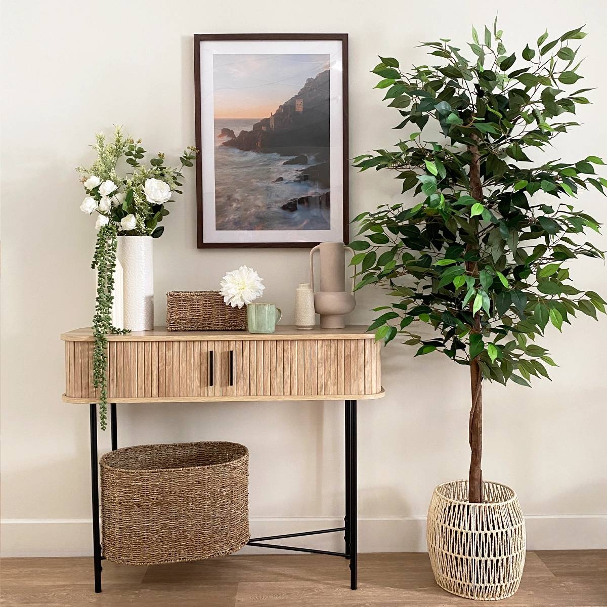 Ligne Deco - Ficus artificiel vert 180cm - Image 3
