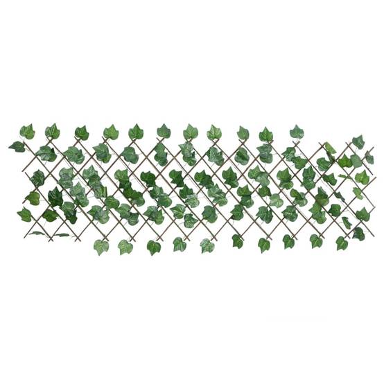 Treillis de feuille de vigne artificiel PVC bois vert 70 x 30 x 60 cm - PANGIVO - Image 4