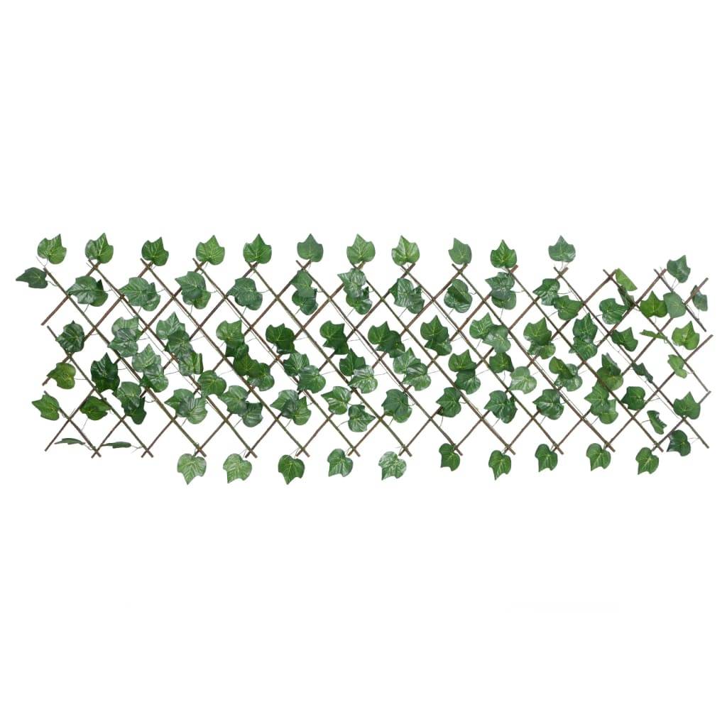 Treillis de feuille de vigne artificiel PVC bois vert 70 x 30 x 60 cm - PANGIVO - Image 4