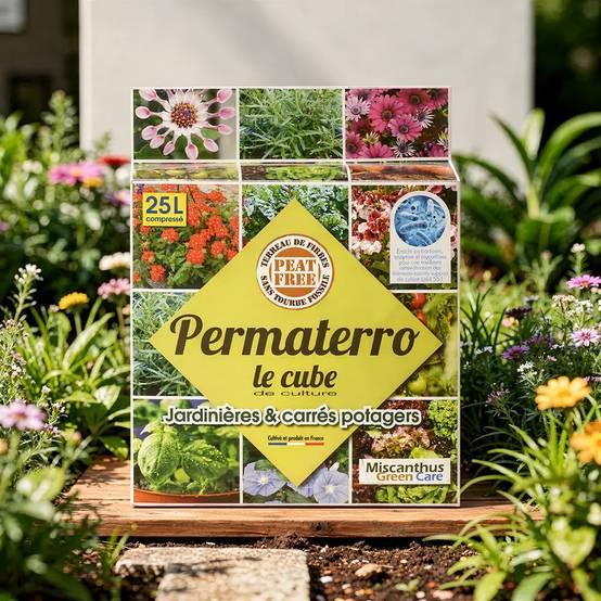 Autre - Terreau de Fibre de Roseaux et Coco pour Jardinières & Carrés Potagers - Permaterro® (Cube de 25L) - Image 3