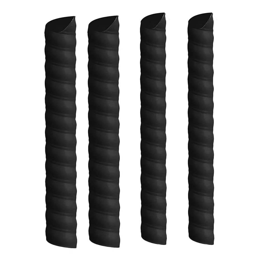 Lot de 4 protecteurs de tronc d'arbre en spirale noir MCBOSON - Image 1