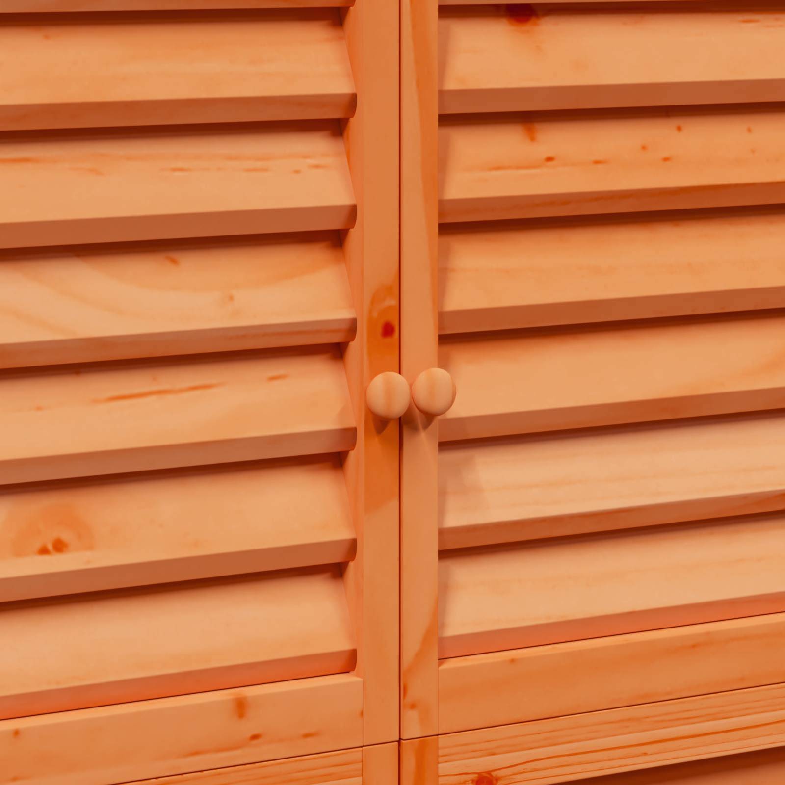 Vidaxl - Abri de jardin Marron 106 x 56 x 176,5 cm Bois de Sapin Massif vidaXL 42033467 - Image 10