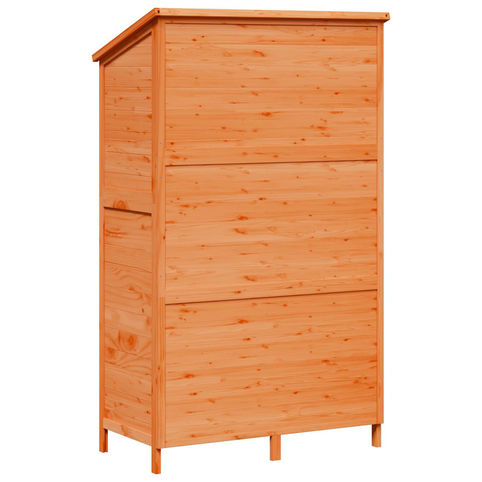 Vidaxl - Abri de jardin Marron 106 x 56 x 176,5 cm Bois de Sapin Massif vidaXL 42033467 - Image 8
