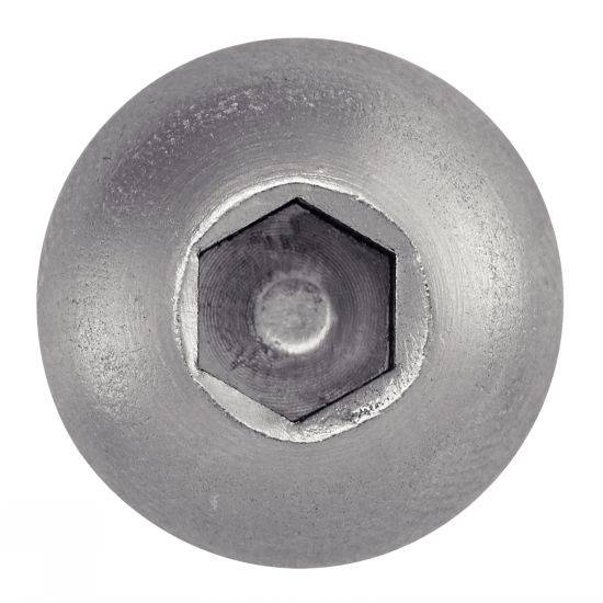 Vis à métaux tête bombée hexagonale creuse inox A2 ISO 7380 6X50 boîte de 100 - ACTON - 622026X50 - Image 3