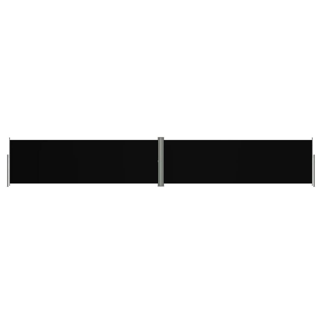 Helloshop26 - Auvent latéral rétractable 160 x 1000 cm noir - Image 1