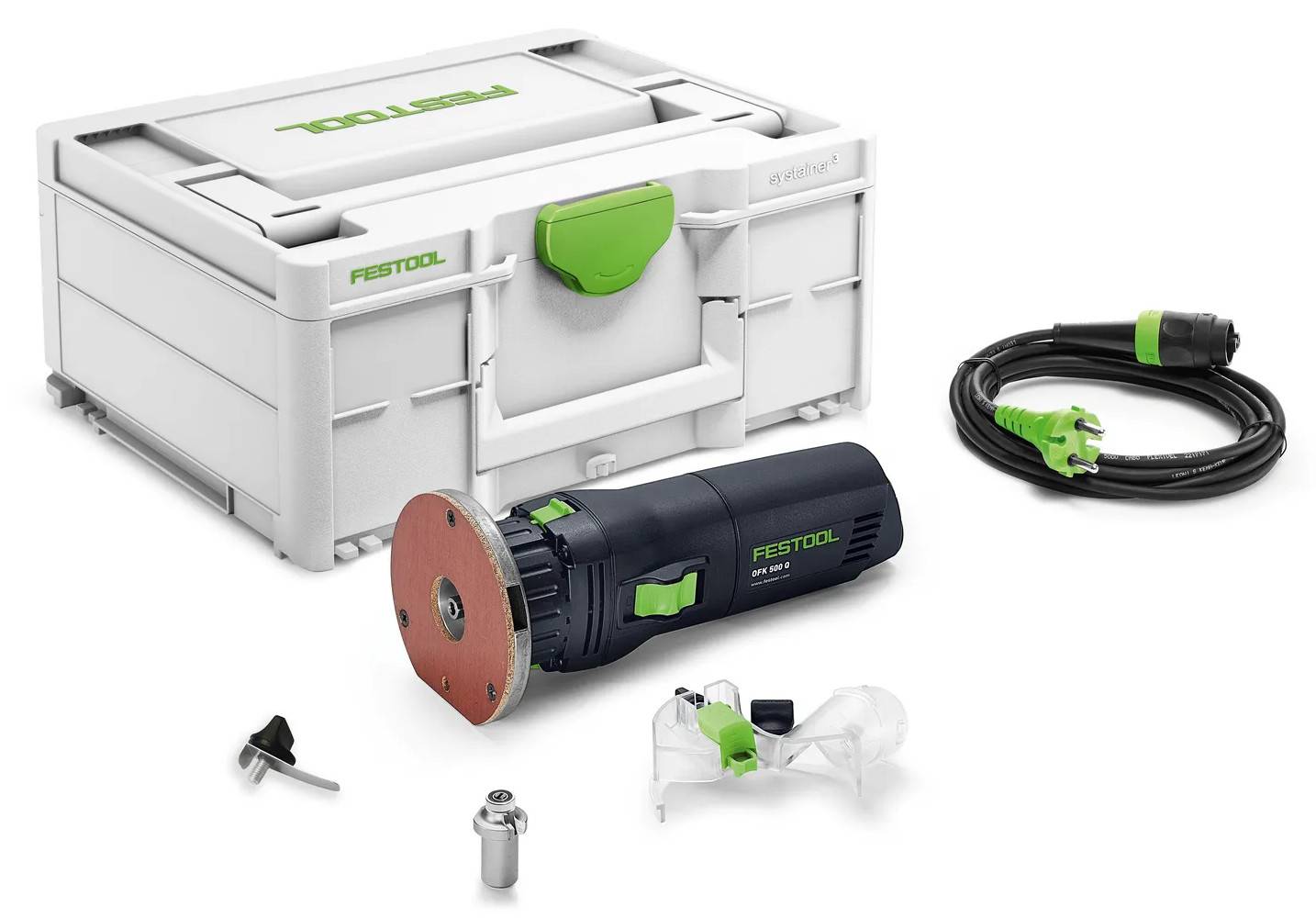 Festool - Affleureuse 450W OFK 500 Q-Plus R3 + coffret SYSTAINER - FESTOOL - 578716