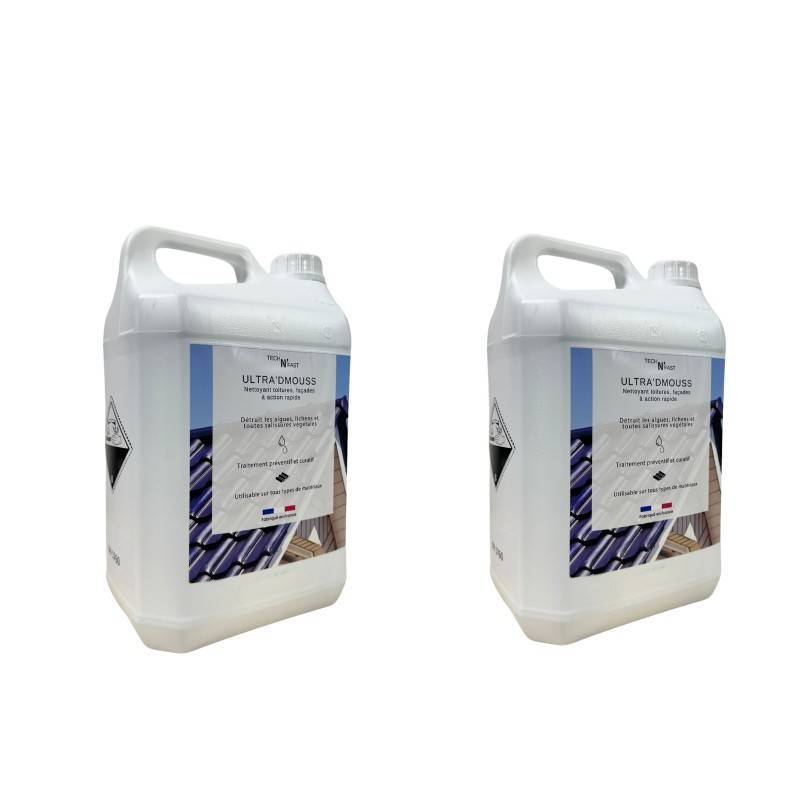 Antimousse concentré toiture, façade, terrasse ULTRA'DMOUSS - 10 L - Image 1