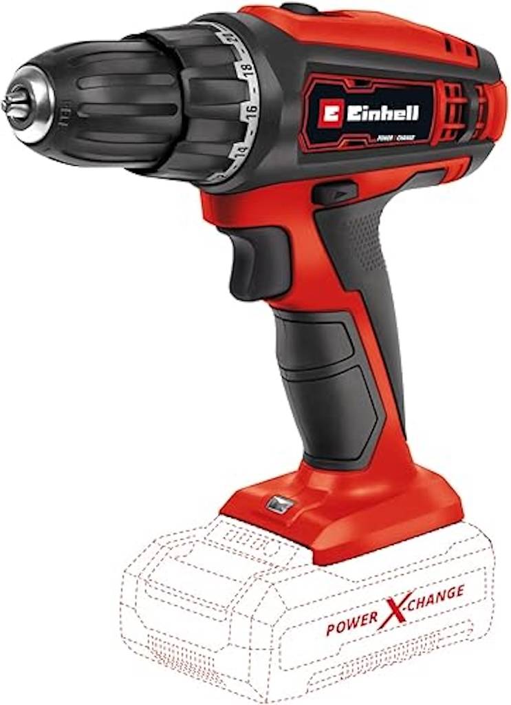 Einhell - Perceuse-visseuse sans fil – TC-AS 18 Li-Solo – Couple 40 Nm – 2 vitesses – Plateforme Power X-Change