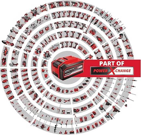 Einhell - Perceuse-visseuse sans fil – TC-AS 18 Li-Solo – Couple 40 Nm – 2 vitesses – Plateforme Power X-Change - Image 2