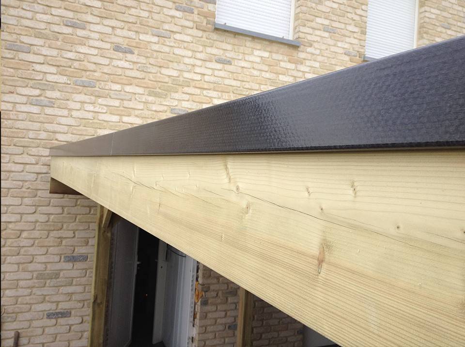 Carport Bois 1 Voiture 373x860cm - Image 7