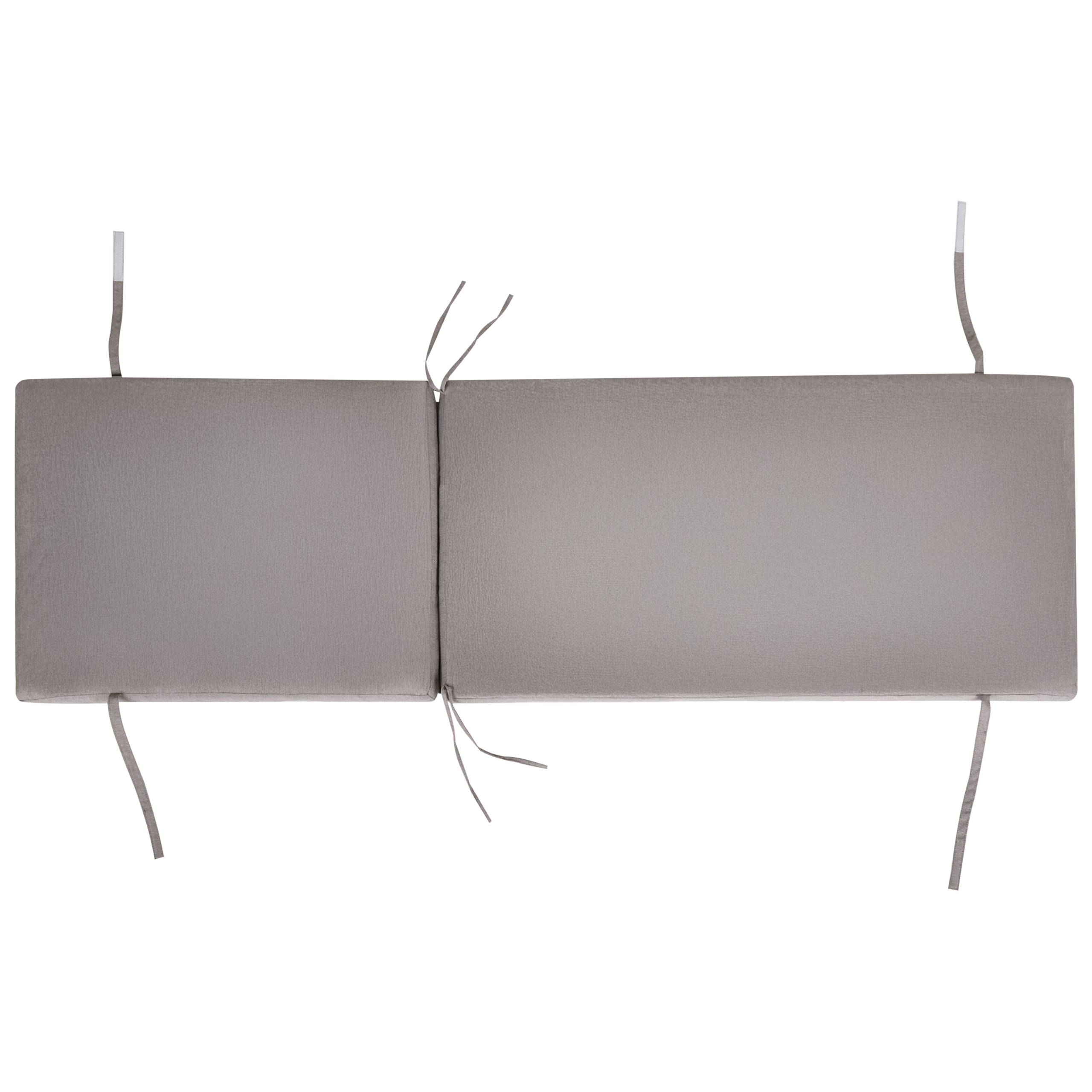 Beliani - Chaise longue Aluminium Gris VERDELLO - 190x60x87- Beliani - Image 7