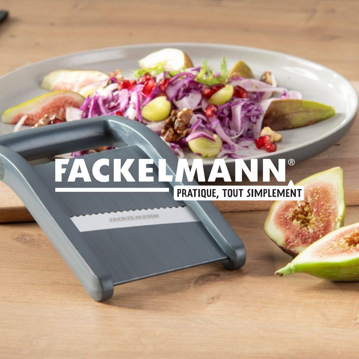 Mini mandoline professionnelle Fackelmann Handmade Tradition - Gamm vert