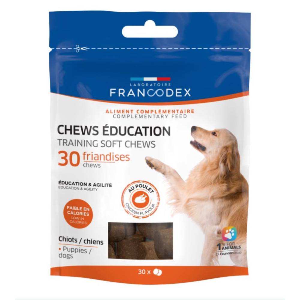 Francodex - Francodex - CHEWS education 30 friandises au poulet  pour chien - Image 1