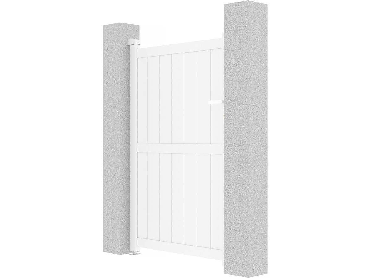 Portillon Aluminium "lola" - 101.2 X 155.9 Cm - Blanc -habitat Et Jardin - Image 4