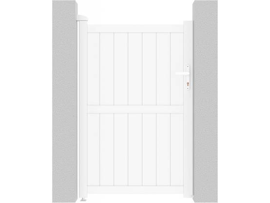 Portillon Aluminium "lola" - 101.2 X 155.9 Cm - Blanc -habitat Et Jardin - Image 1
