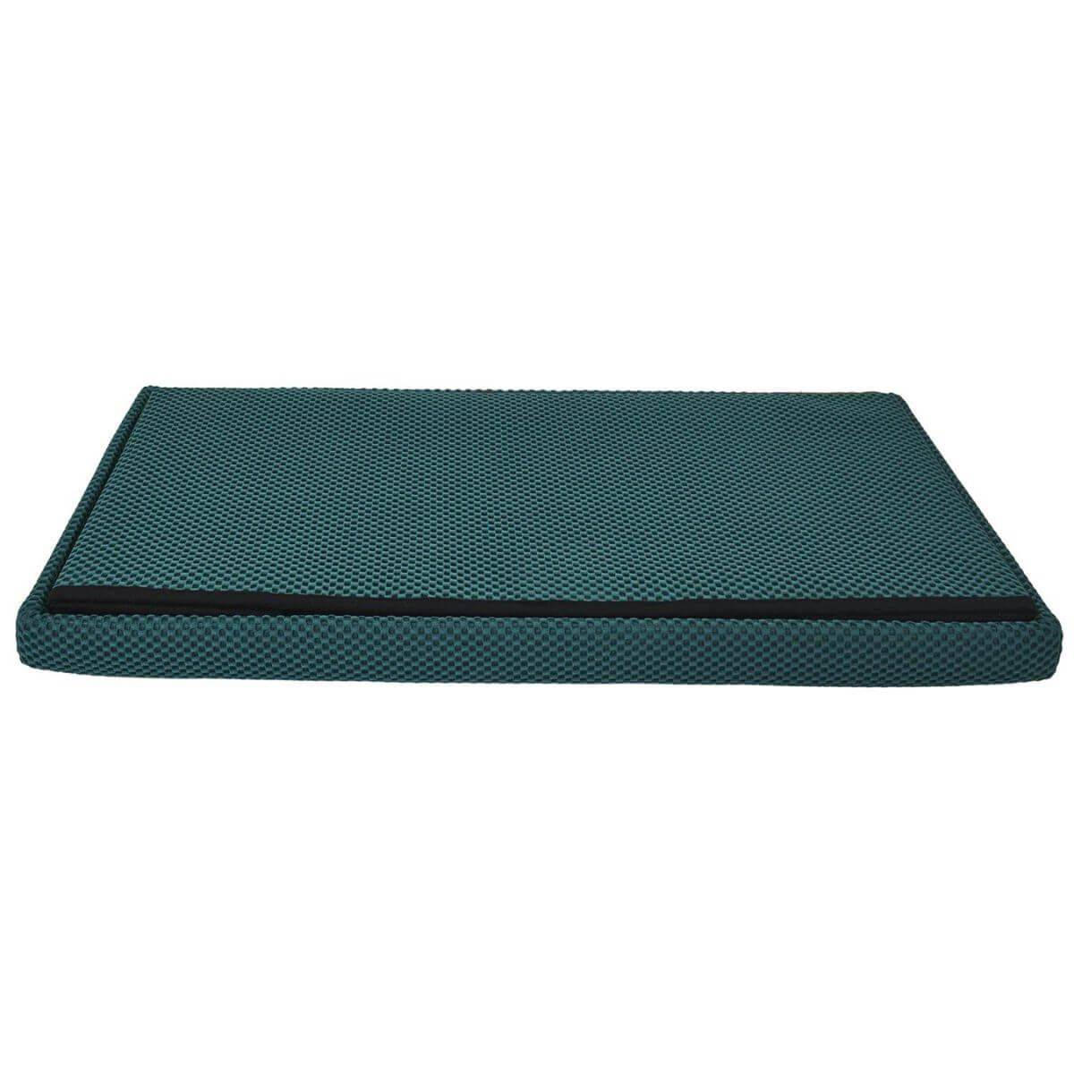 ALTOBUY - Banc coffre pliable en tissu texturé maille 3D bleu - ELECTRON - Image 6