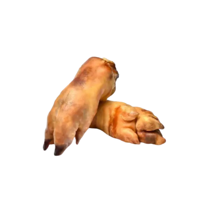 Pieds de porc pour chiens – Friandises naturelles longue durée, riches en collagène - Image 3