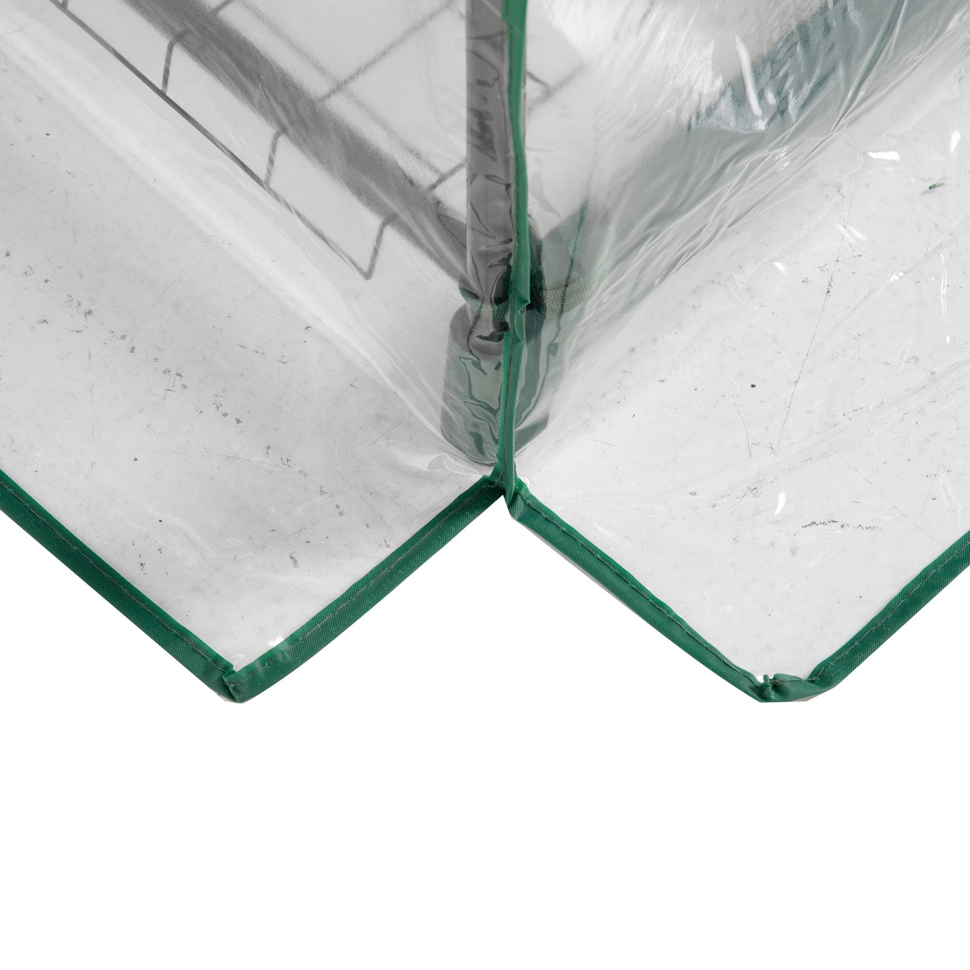 ComfortXL - Mini serre 5 étagères acier PVC 69 x 49 x 193 cm verte pour balcon et terrasse - ComfortXL Outdoor Living - Image 9